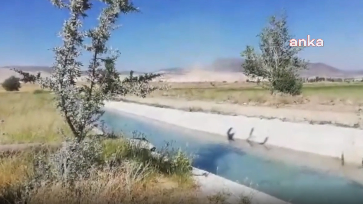 Denizli'de köylüler kanal suyu kullanamıyor