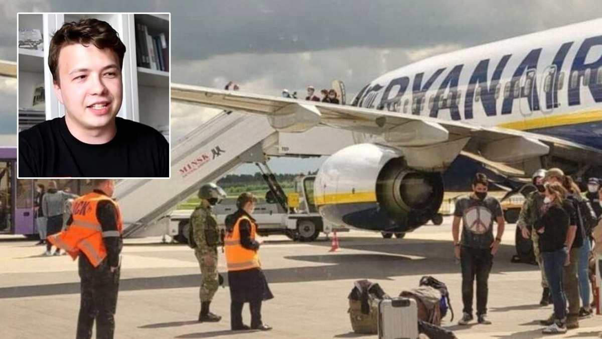 Polonya ve Belarus arasında kriz! Uçak zorla indirilip gazeteci gözaltına alındı