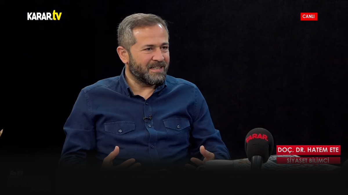 Hatem Ete: Soylu'nun stratejisi Peker'de duvara çarptı