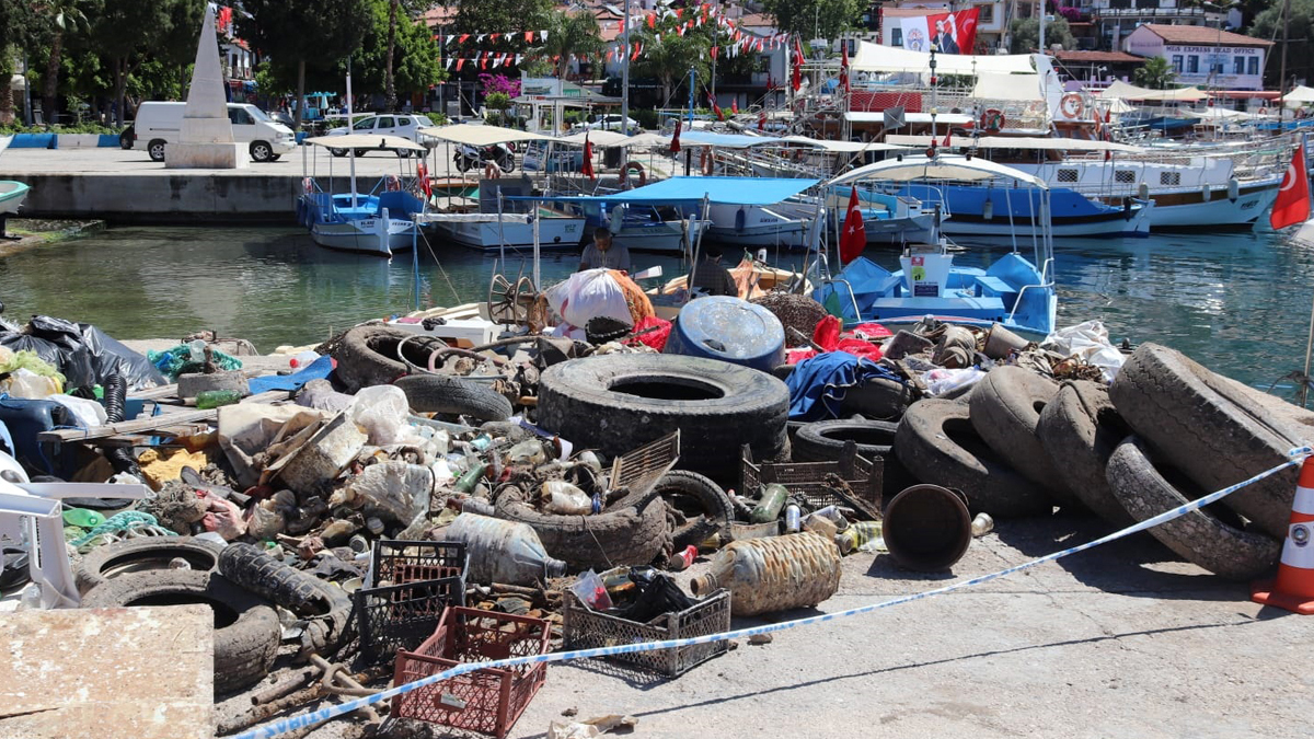 Denizin dibinden çıkanlar görenleri şaşırttı