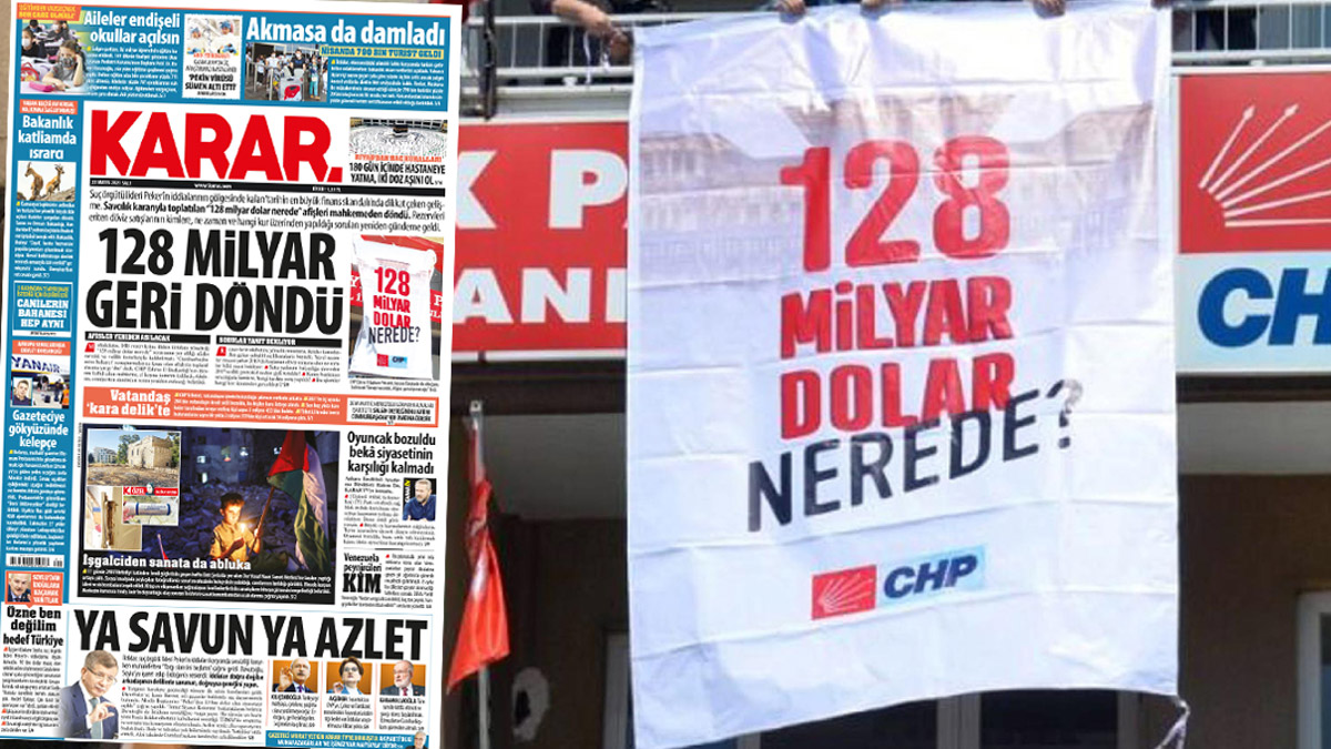 128 milyar geri döndü