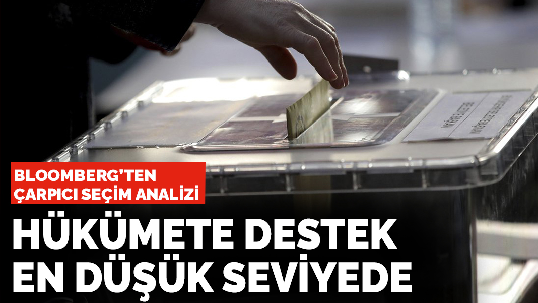 Hükümete destek en düşük seviyede