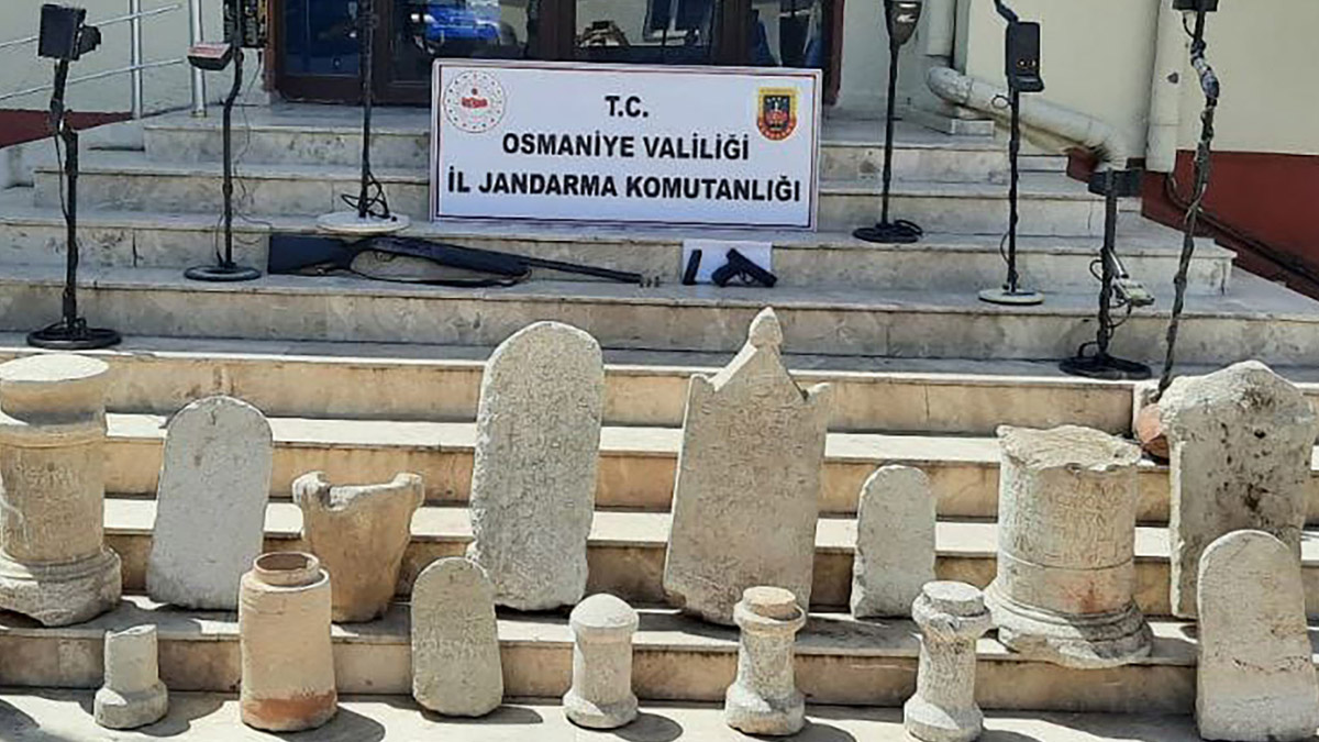 Osmaniye'de tarihi eser operasyonu