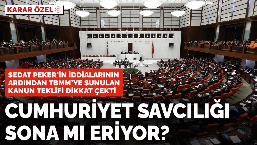 Peker'in iddialarının ardından TBMM'ye sunulan teklif dikkat çekti