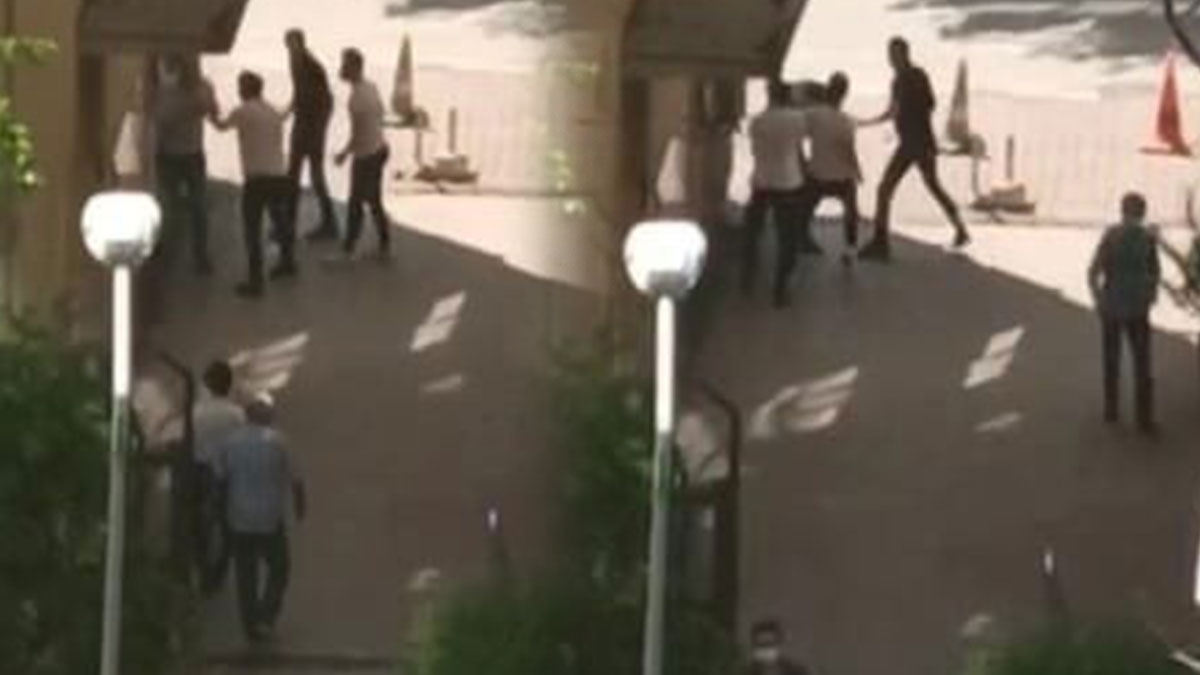 İkinci el eşya satan genç kızı taciz eden adama meydan dayağı