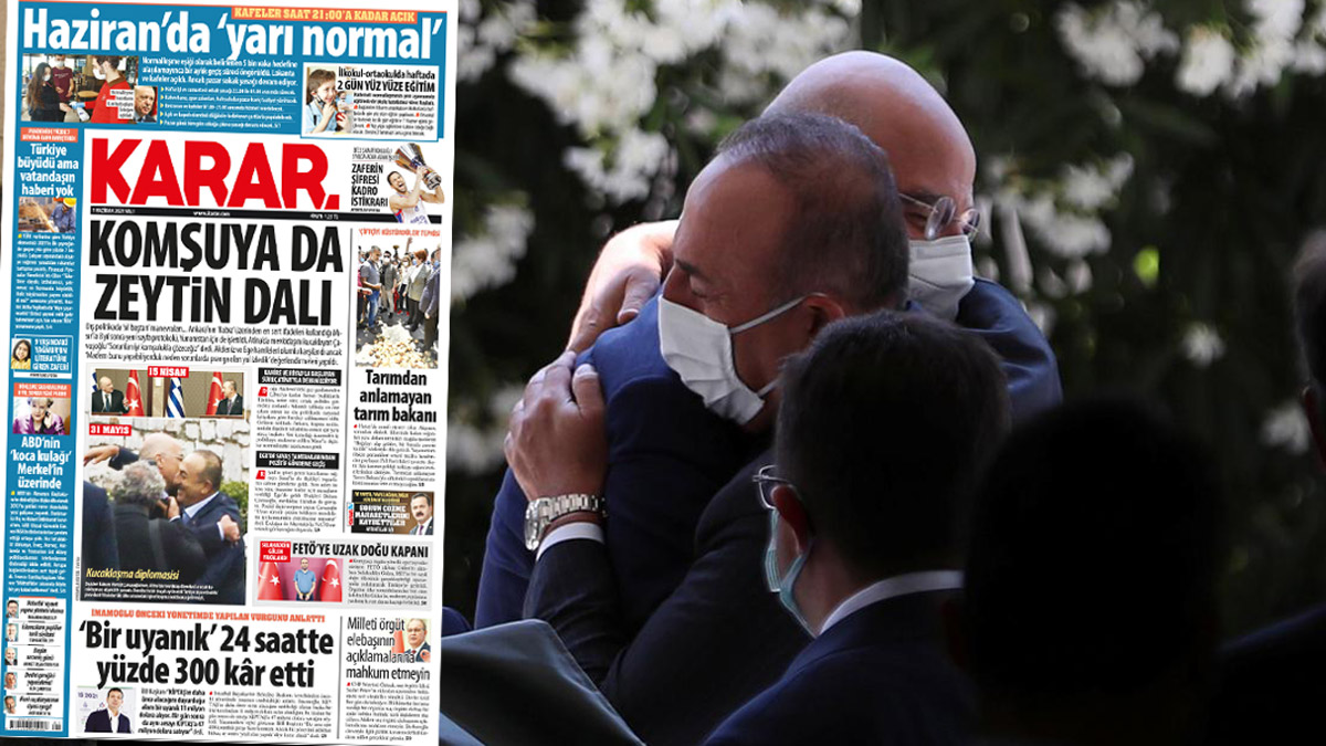 Komşuya da zeytin dalı