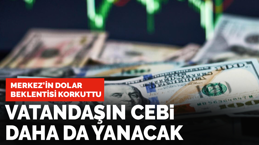 Merkez'in dolar beklentisi korkuttu: Vatandaşın cebi daha da yanacak