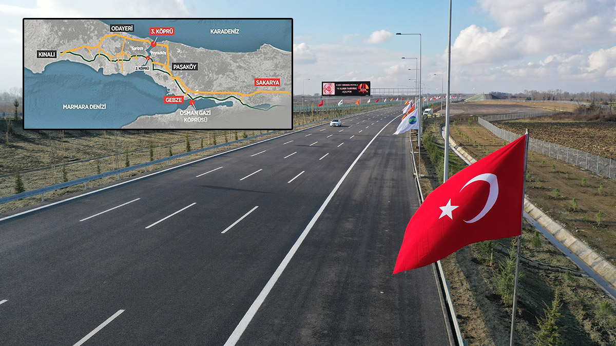 Kuzey Marmara Otoyolu ücreti ne kadar? İşte Kuzey Marmara Otoyolu haritası