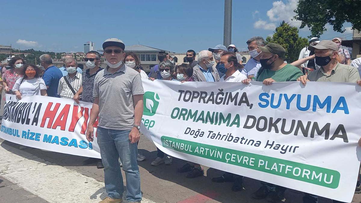 Kadıköy'den İkizdere'ye dayanışma: İşkencedere geçilmez, Karadeniz yenilmez