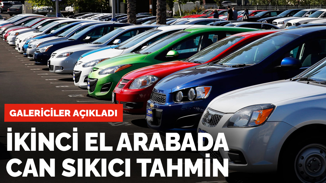 İkinci elde can sıkıcı tahmin: Galericiler açıkladı