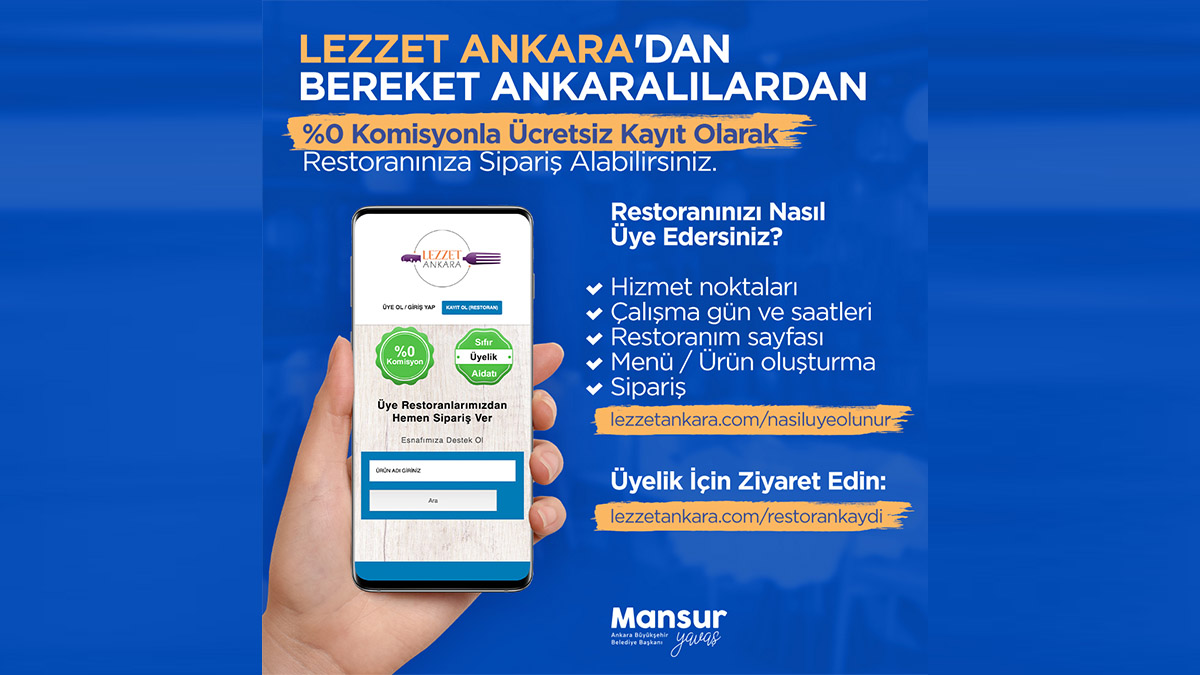 Ankara Büyükşehir, esnafa destek olacak sosyal bir projeye daha imza attı