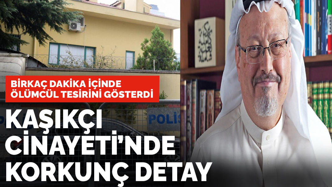 Kaşıkçı cinayetinde korkunç detay: Birkaç dakika içinde ölümcül tesir gösterdi