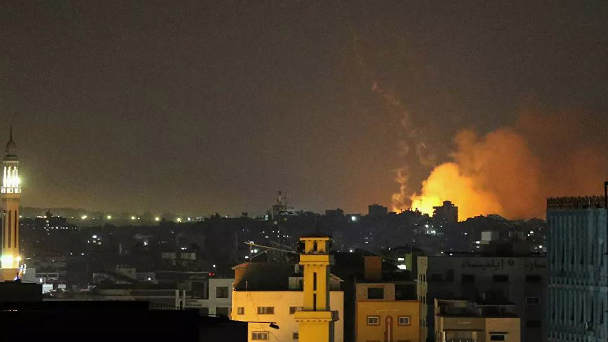 İsrail'den Gazze Şeridi'ne hava saldırısı