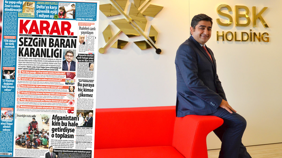 Sezgin Baran karanlığı