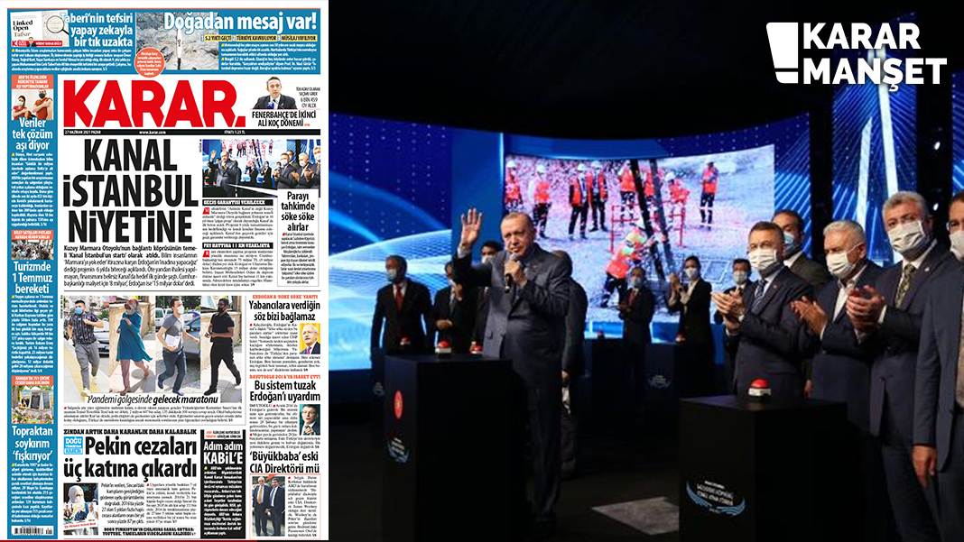 Kanal İstanbul niyetine