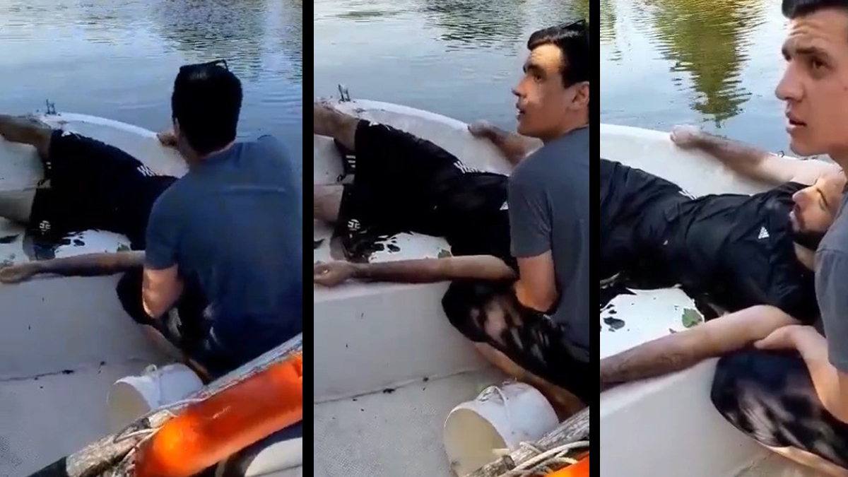 Yalova'da dereye düşen kişinin imdadına vatandaşlar yetişti