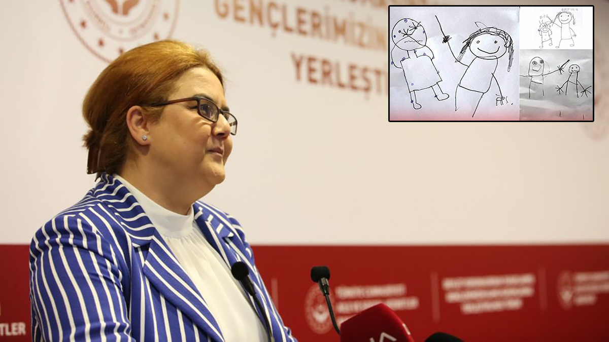 Bakan'dan geç gelen düzeltme: Çizimler bu dosyaya ait değil