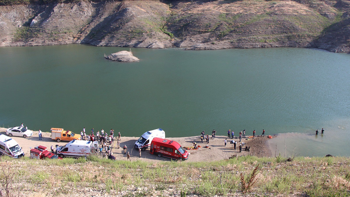 Amasya'da aynı aileden beş kişi barajda boğuldu