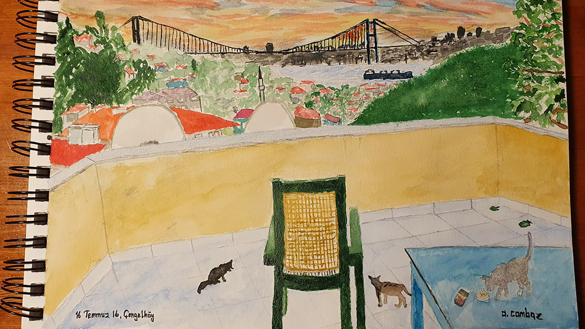 15 Temmuz şehidi Mustafa Cambaz'ın oğlu paylaştı: Babamın en son oturduğu yer...