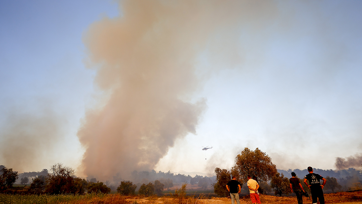 Bakan Pakdemirli: Yangınla mücadeleye devam ediyoruz