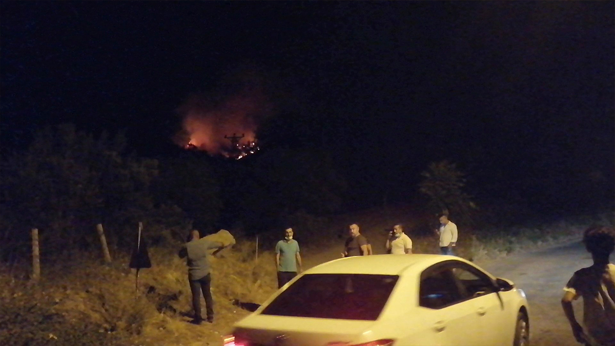 Manisa Soma'da orman yangını kontrol altına alındı