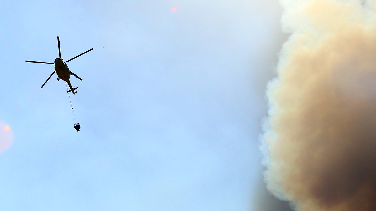 Alevlerle mücadelede İHA sayısı 7'ye çıktı