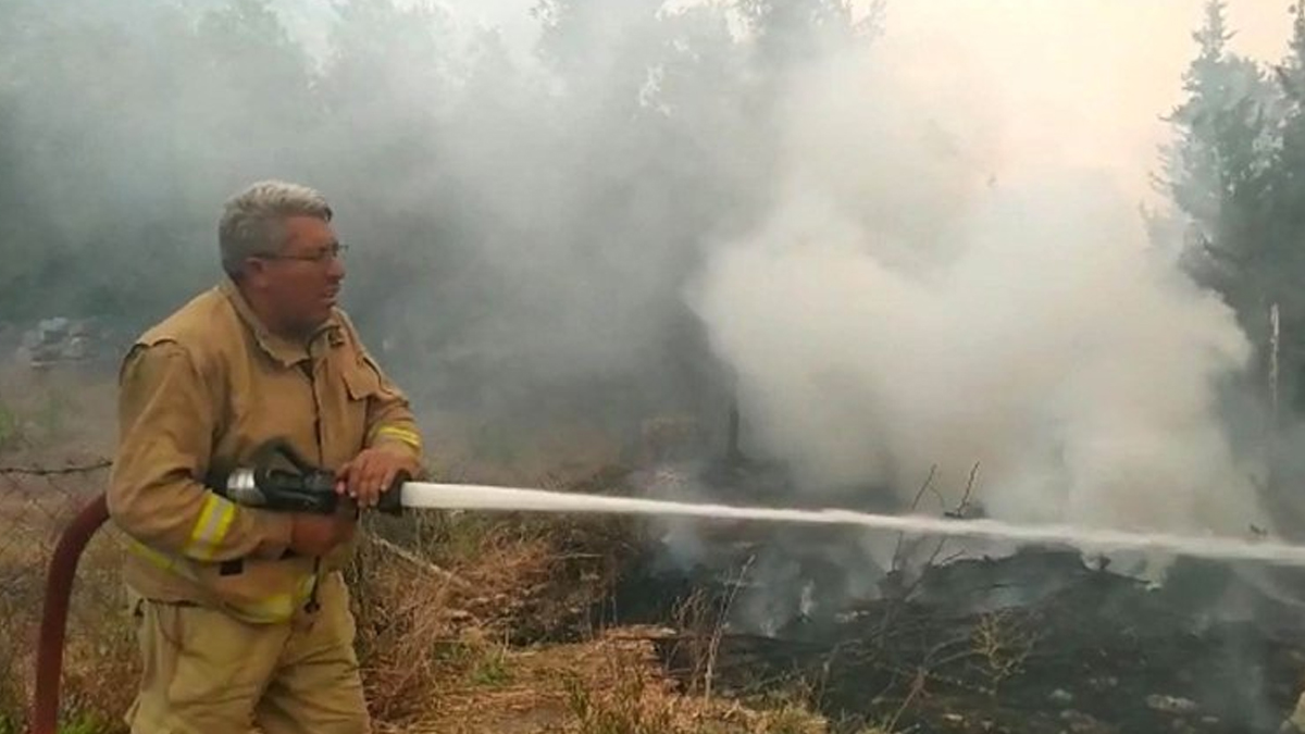 Manavgat'ta hayatını kaybeden kahraman işçinin son görüntüleri yürek burktu