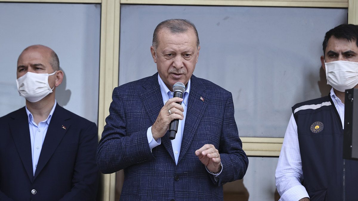 Erdoğan afet bölgesinde önlemleri açıkladı: Artık köprüleri taştan yapacağız