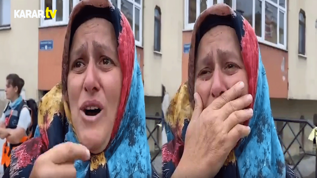 Sel sırasında yaşadığı korku dolu anları gözyaşları içinde anlattı