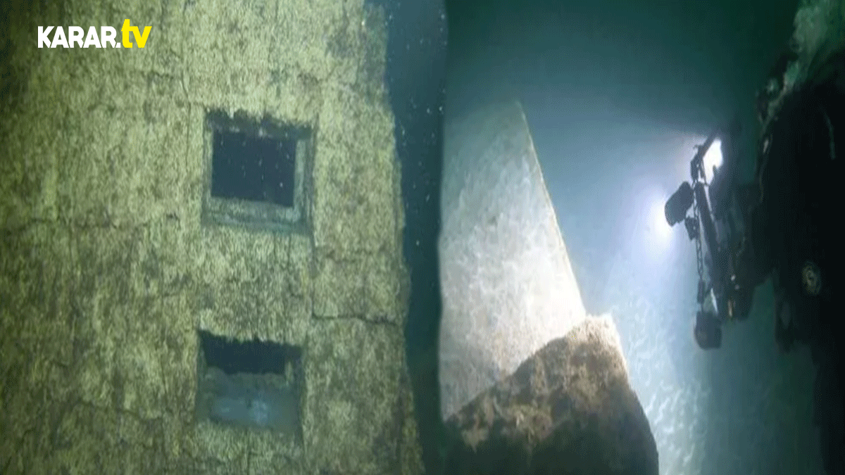 Gölcük depreminde deniz altında kalan kalıntıları görüntülediler