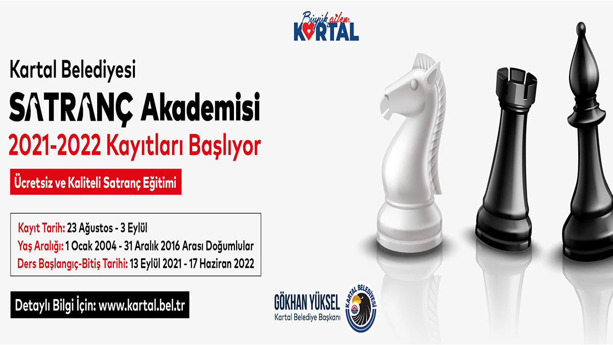 Kartal Belediyesi Satranc Akademisi Kayitlari Basliyor
