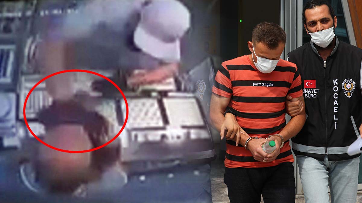 Kaldırım taşıyla kuyumcuyu soydu