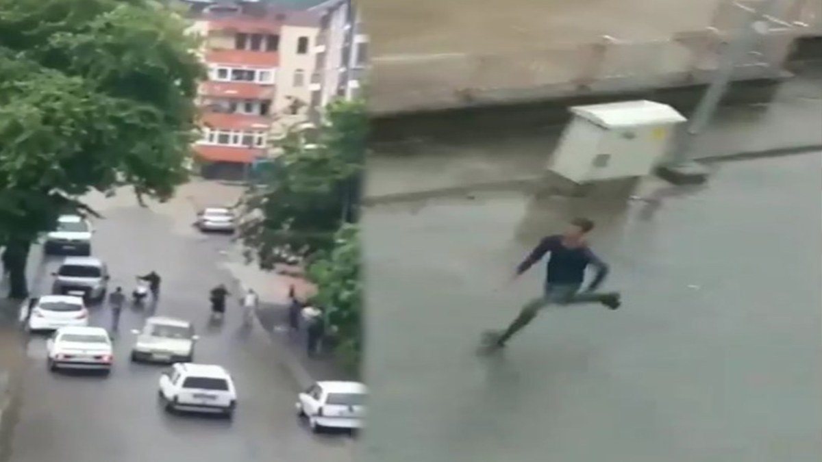 Felaketten saniyeler önce... Bozkurt'ta insanlar kaçacak yer aradı