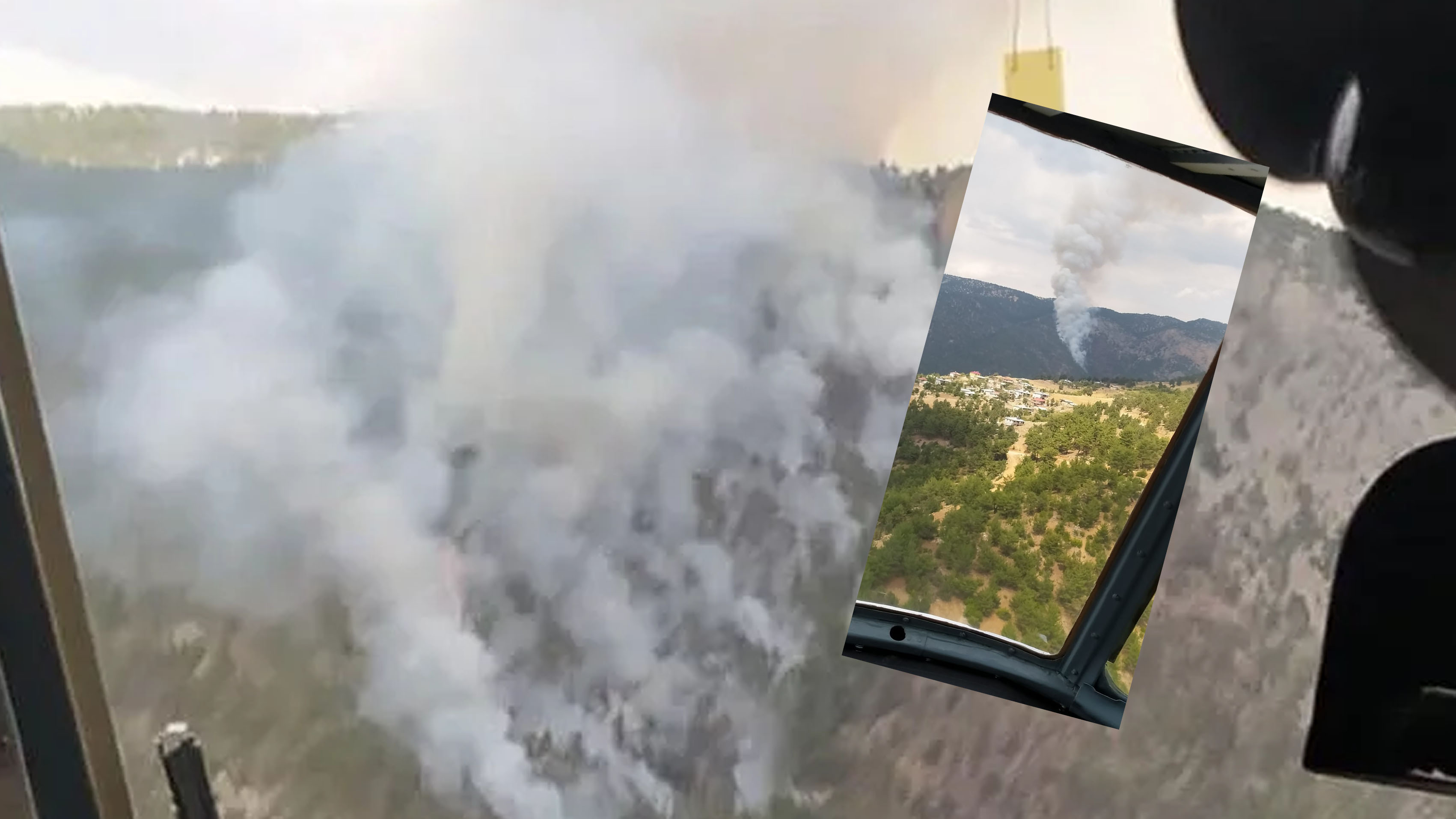 Adana'da orman yangını