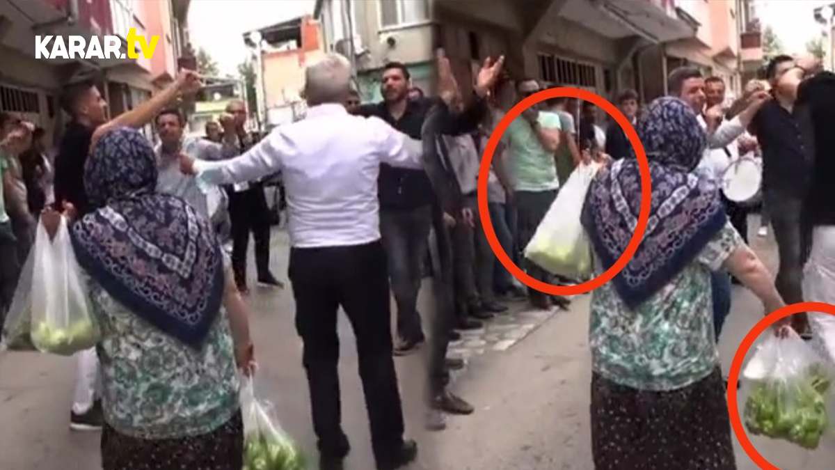 Elinde poşetlerle yaptığı dans herkesi şaşırttı