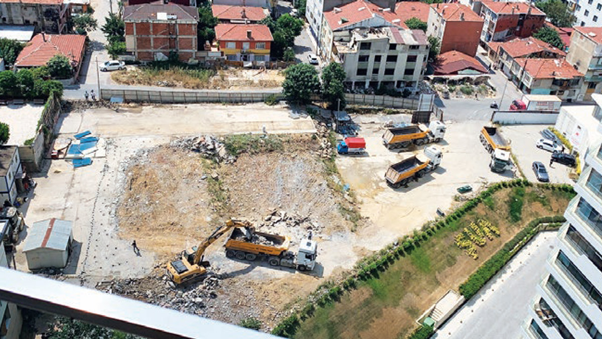 Yeşil alana rant dozeri