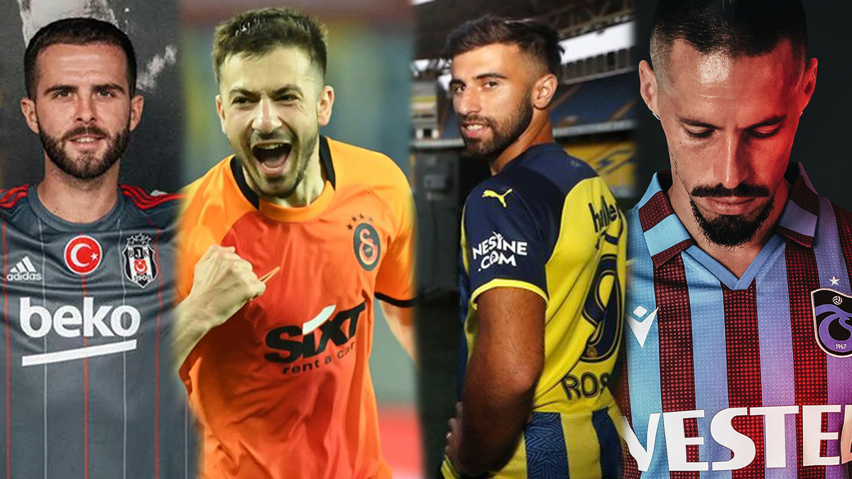Süper Lig'de bu sezon 4 büyük kulübe kimler geldi, kimler gitti?