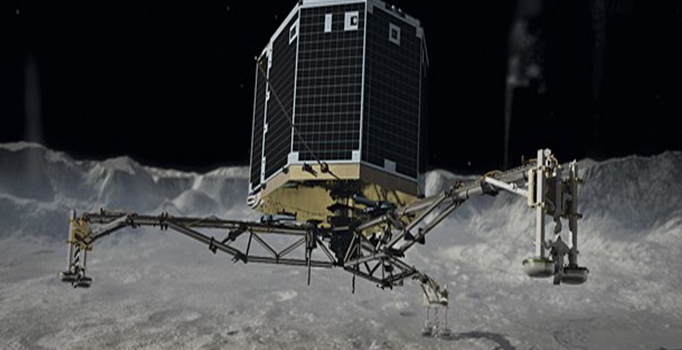 Pilleri bitten Philae 'uyandı'