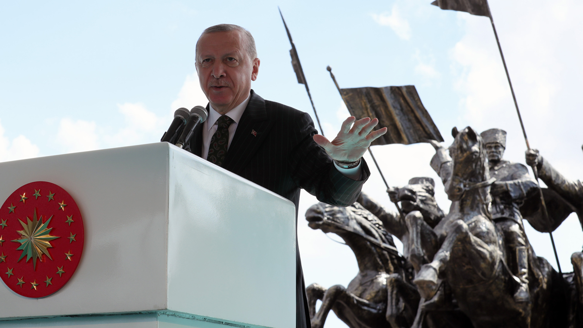 Erdoğan: 2023 hedeflerimiz küresel senaryolara karşı bir başkaldırı