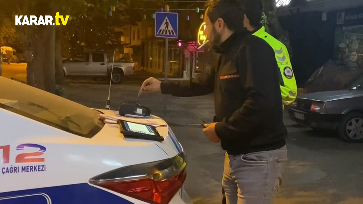 Alkolmetreye ceza ödemeye kalkan sürücü gülümsetti