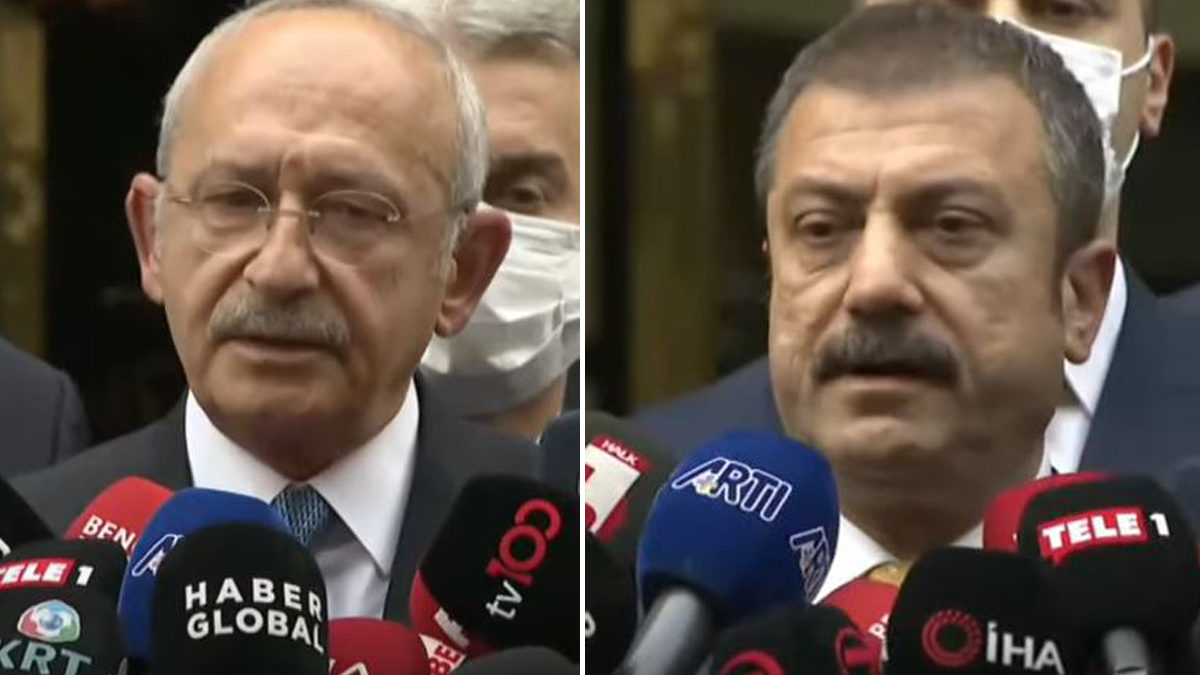 Merkez Bankası'nda kritik görüşme! Kılıçdaroğlu ve Kavcıoğlu'ndan peş peşe açıklamalar