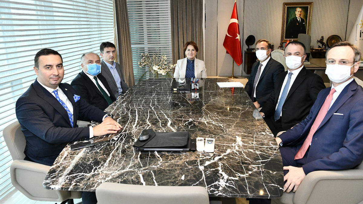 İYİ Parti lideri Meral Akşener TÜSİAD ile görüştü