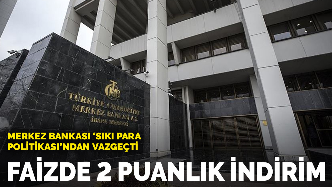 Son Dakika Merkez Bankas Faizi Puan Indirdi