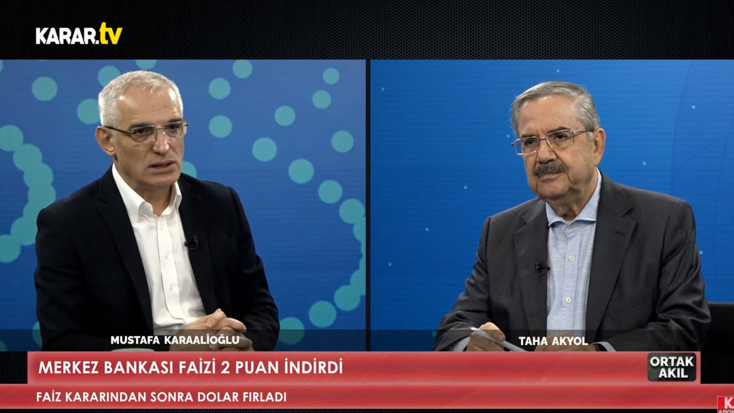 Karaalioğlu: Erdoğan'ın faiz-enflasyon tezi uğruna imkansız bir deneyin trajedisini yaşıyoruz