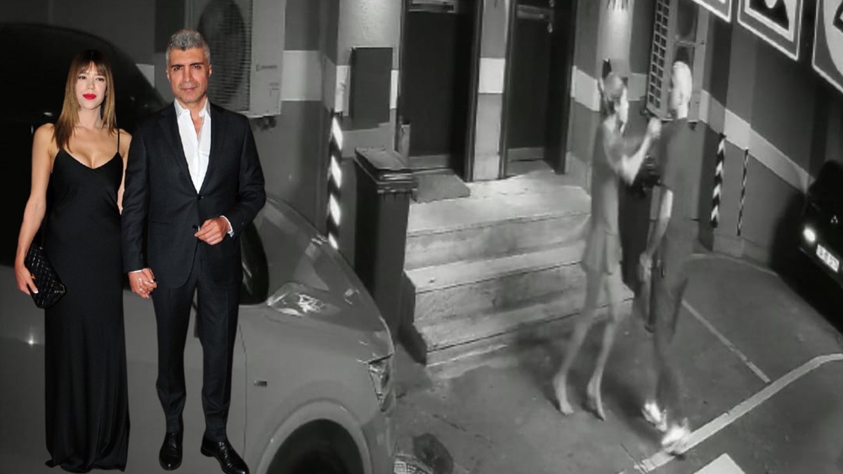 Özcan Deniz'in Feyza Aktan tarafından darp edildiği anların görüntüleri ortaya çıktı