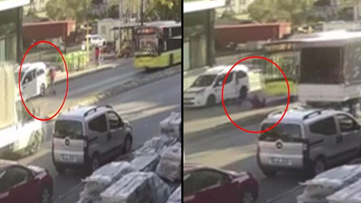 İstanbul'da scooter faciası! Otobüsün altında kaldı