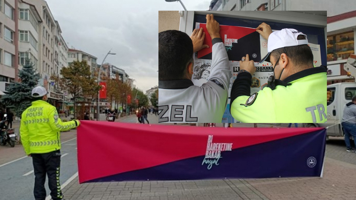 'Polis niye her yere anarşizm bayrağı asıyor?'