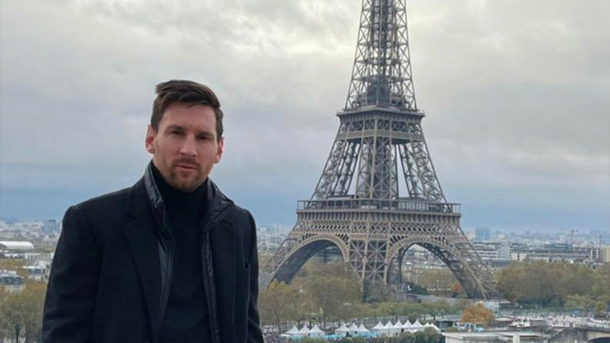 Messi'nin Eyfel pozu Türkiye'de viral oldu