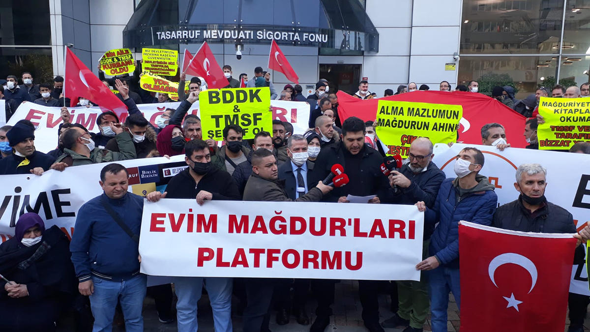 'Evim' mağdurları isyanda: Para yatırdığımızda dolar 7 liraydı, şimdi 11 lira