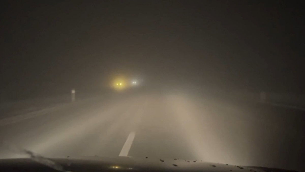 Kırıkkale sise teslim! Göz gözü görmüyor